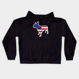 Frenchie Patriot Kids Hoodie